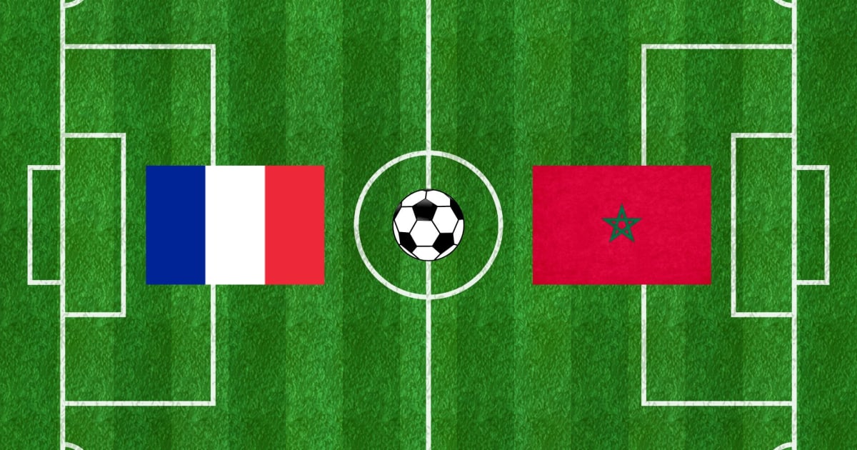 2022 年 FIFA 世界杯半决赛 - 法国 vs 摩洛哥