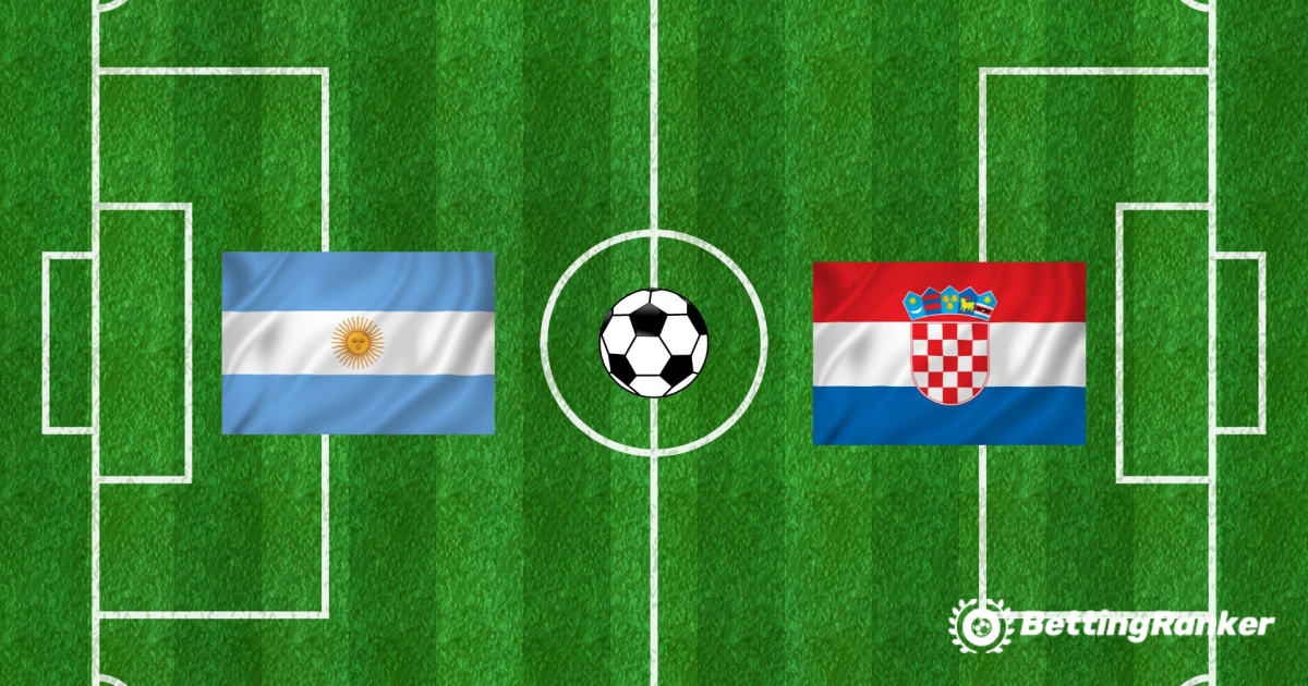 2022 年 FIFA 世界杯半决赛 - 阿根廷对克罗地亚